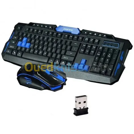 PACK CLAVIER + SOURIS HK8100 | CLAVIER SOURIS SANS FIL