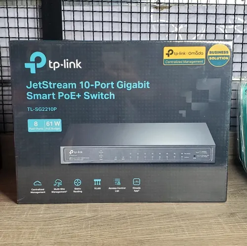 SWITCH TP LINK 8 PORT JETSTREAM SG 2210P GIGABIT