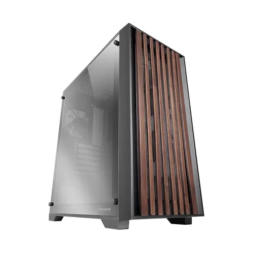 BOITIER MARS GAMING MC WOOD CHROME
