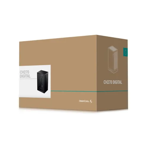 BOITIER DEEPCOOL CH270 DIGITAL BLACK