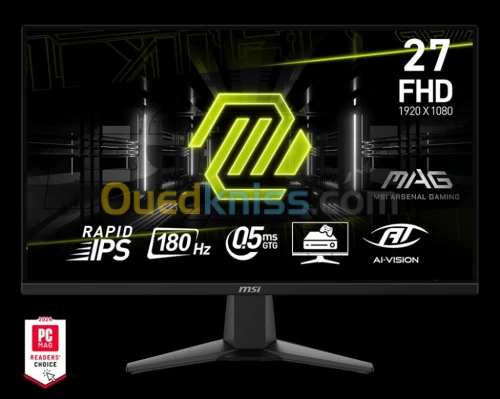 MONITEUR MSI MAG 275F 27" IPS 180HZ 0.5MS