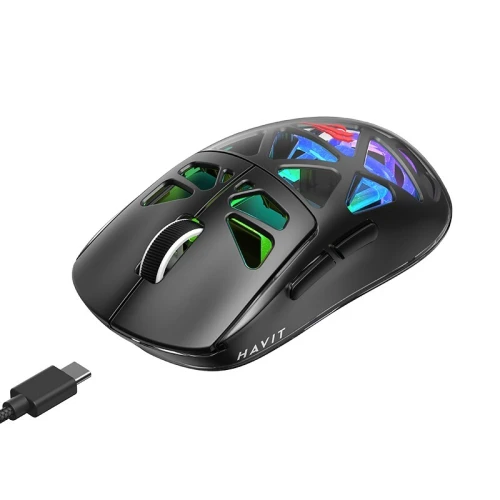 SOURIS GAMER HAVIT PROGRAMMABLE TRI-MODE MS1044WB