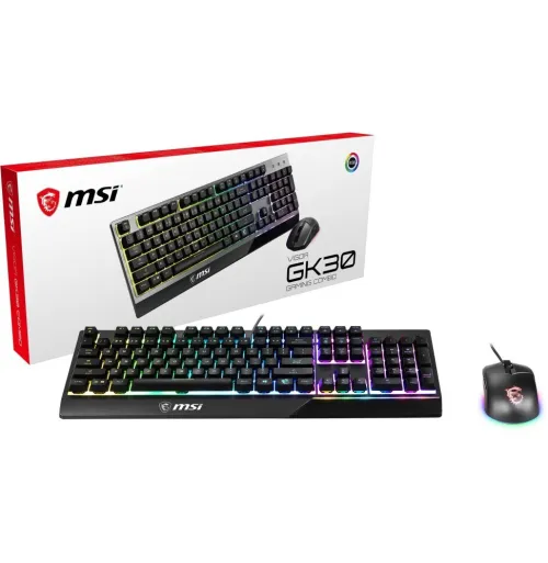 COMBO CLAVIER SOURIS MSI VIGOR GK30 BLACK