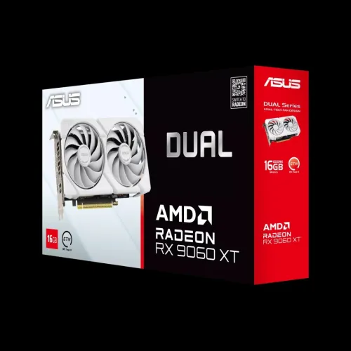 VGA  ASUS DUAL RX 9060 XT 16GB WHITE EDITION (EN VENTE EN CONFIG)