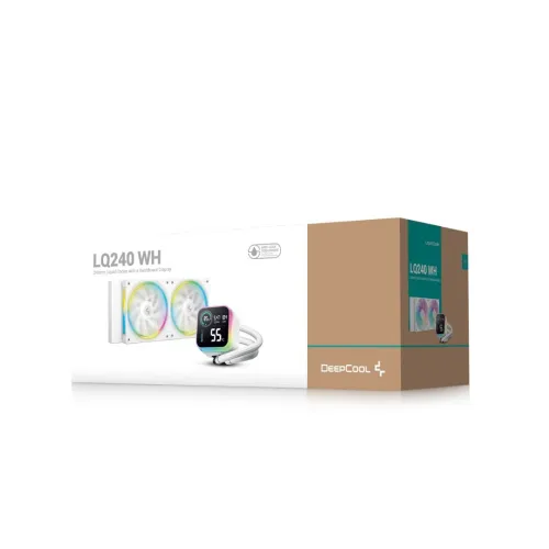 WATER COOLING DEEPCOOL LQ240 WHITE