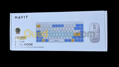 COMBO CLAVIER SOURIS HAVIT KB831WB