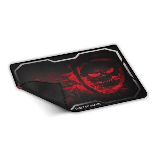 TAPIS DE SOURIS SPIRIT OF GAMER SMOKY SKULL XL ROUGE