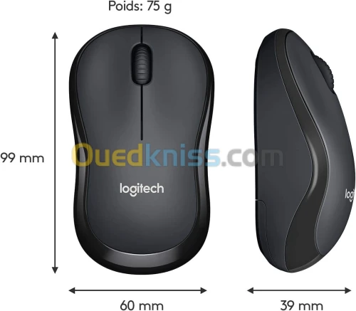 SOURIS LOGITECH M220 SILENT SANS FIL ( GREY / WHITE / PINK )