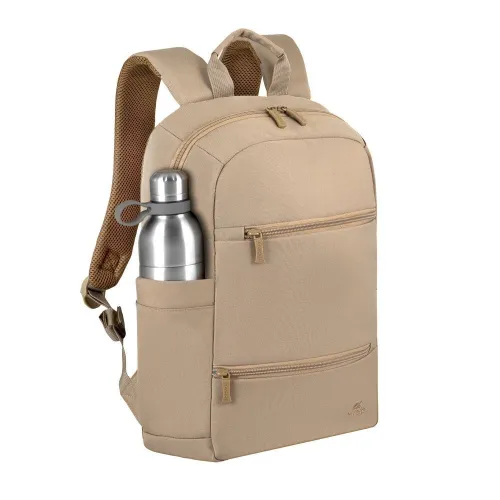 SAC A DOS RIVACASE 8264 BEIGE 14"