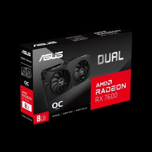 VGA ASUS DUAL  RX 7600 8GB EVO OC (EN VENTE EN CONFIG)