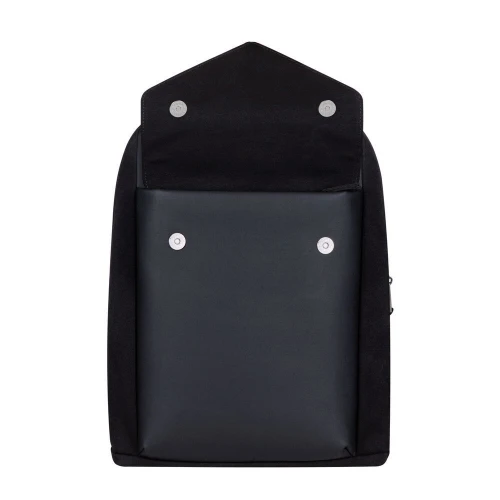 SAC A DOS RIVACASE 8524 BLACK CANVAS 14"