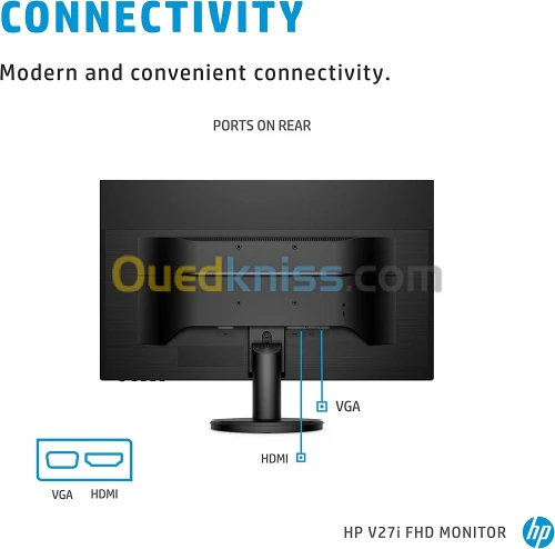 ECRAN HP V27I 27'' FHD 60HZ IPS