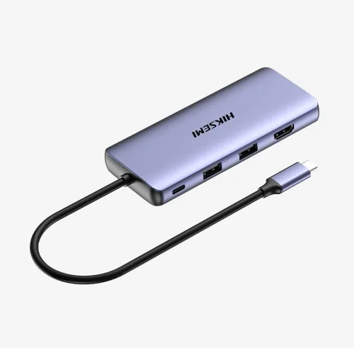 HUB HIKVISION TYPE-C 11EN1 ( HDMI/VGA/SD/TF/USB3.0/USB 2.0/AUD)