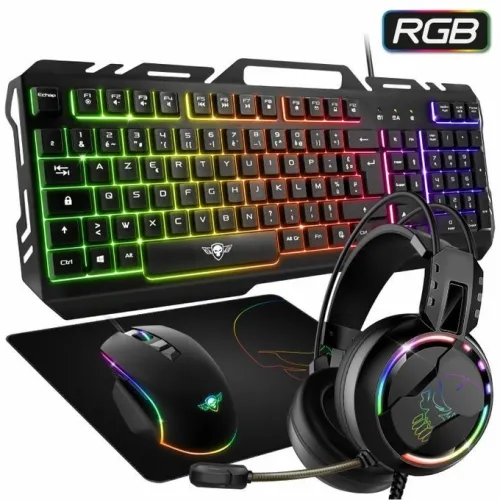 PACK SPIRIT OF GAMER ULTIMATE MKH500 ( CLAVIER + CASQUE + SOURIS + TAPIS DE SOURIS )