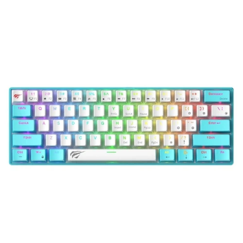 CLAVIER HAVIT KB903L BLUE/WHITE