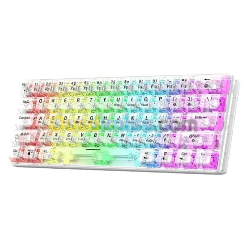 CLAVIER MAGMA MECANIQUE F61CT CRYSTAL 60% WIRELESS RGB