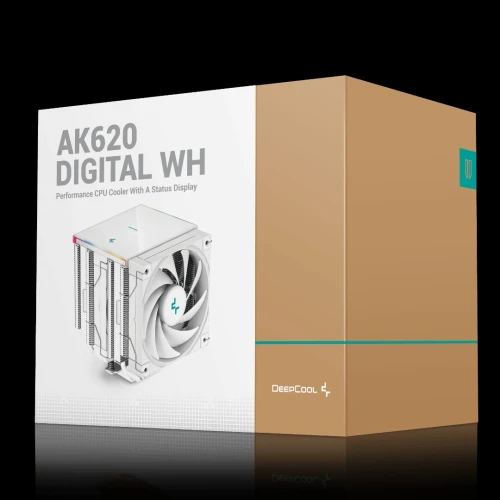 VENTILO CPU DEEPCOOL AK620 DIGITAL WHITE ARGB