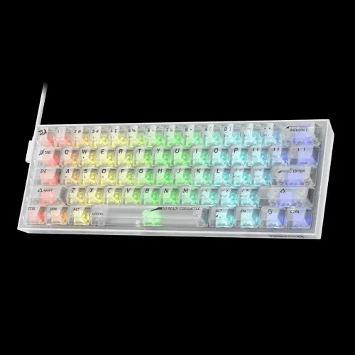 CLAVIER REDRAGON K 617 CRYSTAL RGB