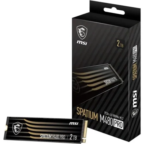 DISQUE DUR MSI SPATIUM M480 PRO 2 TO NVME GEN 4