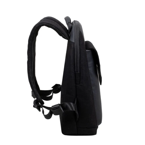 SAC A DOS RIVACASE 8521 BLACK CANVAS 13.3"