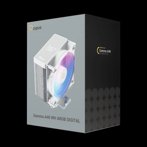 VENTILO CPU OCYPUS GAMMA A40 DIGITAL WHITE ARGB