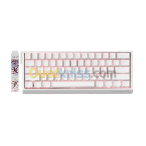 CLAVIER MADLIONS MAD 60 HE WHITE MAGNETIQUE SWITCH RGB