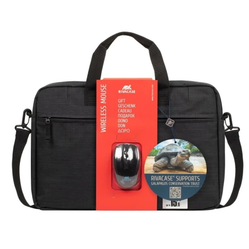 CARTABLE RIVACASE 8038 BLACK 15.6" AVEC SOURIS SANS FIL