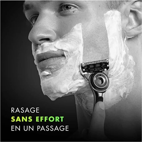 Gillette Labs Rasoir pour Homme à 5 Lames, Barre Exfoliante, Produit d'Origine