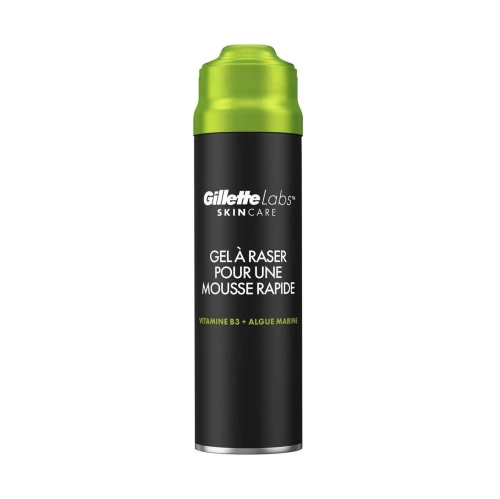 01 Mousse ou Gel à Raser Gillette Labs Skin Care, Produit d'Origine