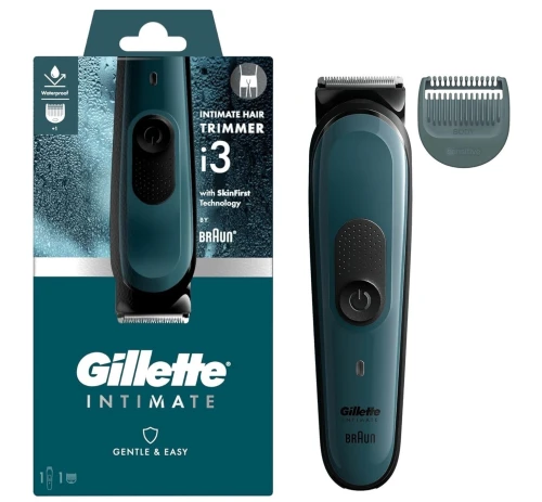 Gillette Tondeuse Intimate, Skinfirst Intime I3,  Pour Zone Intime et sensible, Produit d'Origine