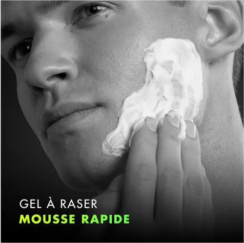 Gillette Labs Gel À Raser à Mousse Rapide, Skin Care, Produit Original, 198 ml