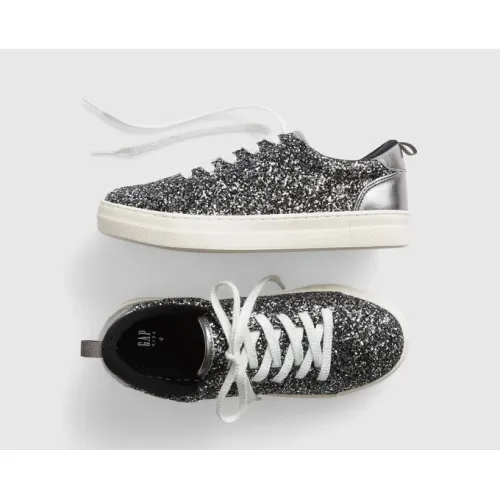 Gap Baskets Fille - Avec paillettes - argenté