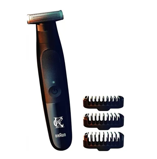 Pack 01 Tondeuse à Barbe Sans Fil 3 Sabot, Gillette King Styler Master + 01 Lame de Rechange, Produit d'Origine