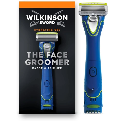 Rasoir et Tondeuse 2 en 1 Wilkinson Sword The Face Groomer, Produit d'Origine