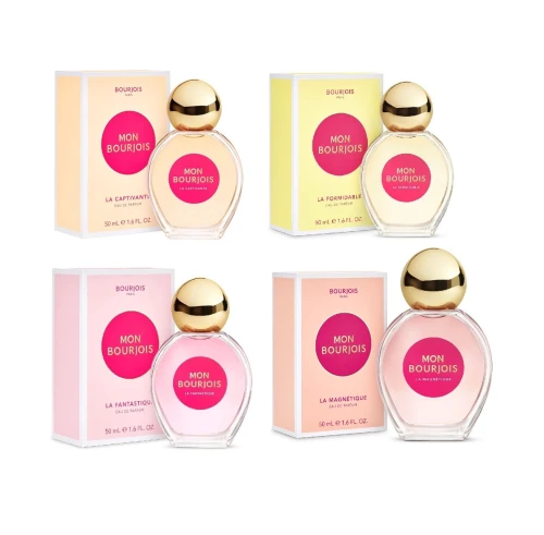 01 Eau de Parfum Mon Bourjois Au Choix, La Formidable / La Fantastique / La Magnétique ou La Captivante - 50ml , Produit d'Origine