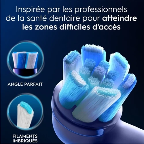 Oral B 02 Recharges Têtes de Brosse à Dents Électrique, IO Ultimate Clean 360, Produit d'Origine
