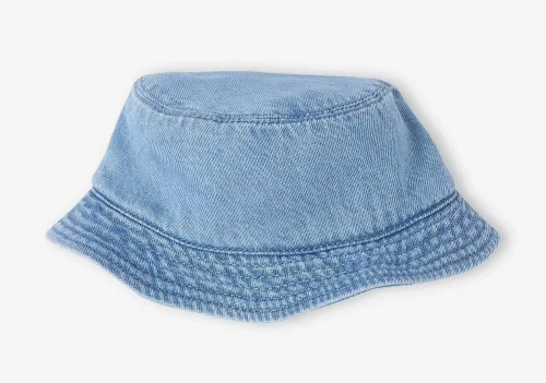 Vertbaudet Ensemble Bébé 03 Pièces Salopette Jean, Body & Bob, Denim Bleached, Produit Original
