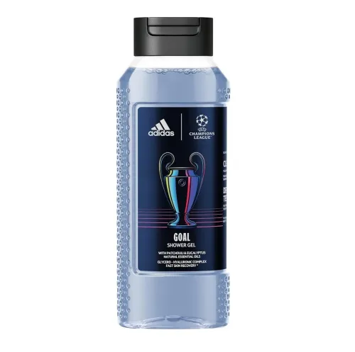 Gel Douche Adidas Goal, Champion League Édition, 250 ml, Produit d'Origine