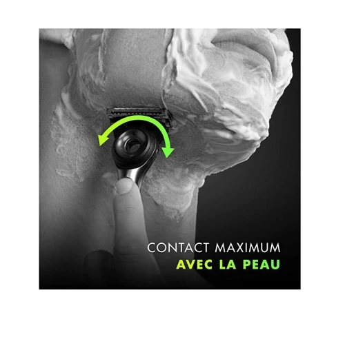 Gillette Labs Rasoir pour Homme à 5 Lames, Barre Exfoliante, Produit d'Origine