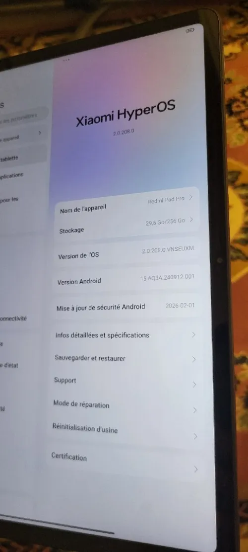 Redmi pad pro  🇫🇷 