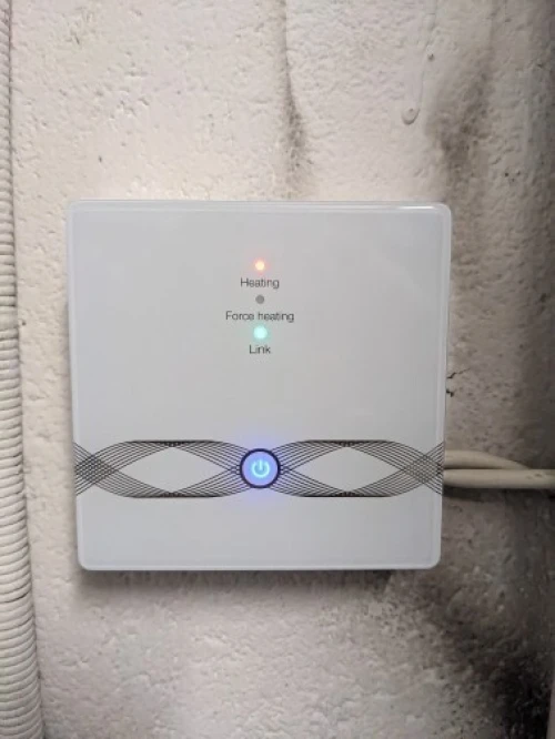 Thermostat connecté Wi-Fi sans fil  RF 433 1GHz portée 200m, compatible Google home. SmartLife,Tuya