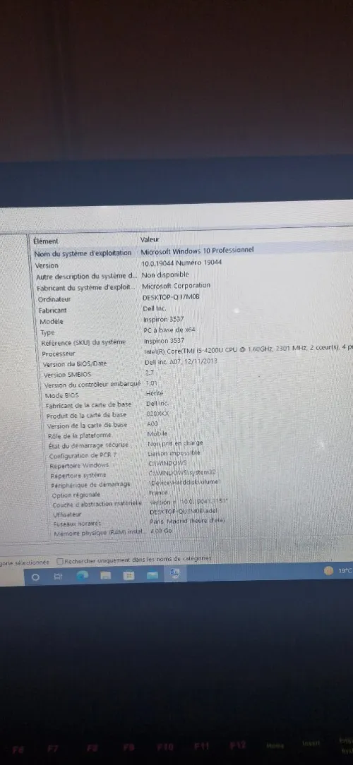Ordinateur portable Dell Core i5 Bon état  Prix intéressant