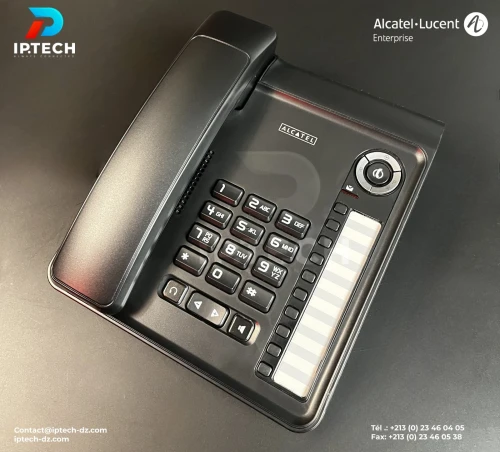 Alcatel Temporis 350 - Téléphone Fixe Filaire avec Écran, Mains Libres, Maison