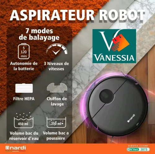 Aspirateur robot marque nardi