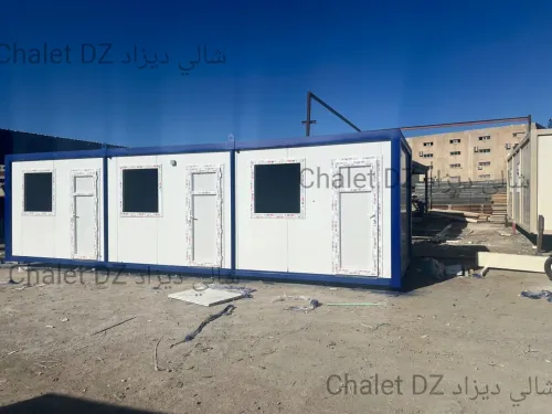 غرف صحراوية بالبانو Cabine préfabriqués de 3x9x2.5 (03 chambres)
