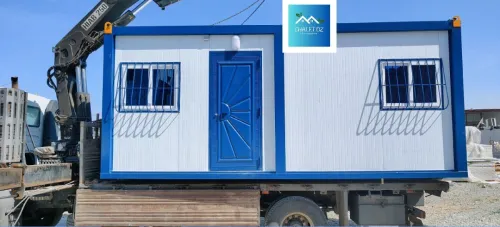 Cabine préfabriqués 3/6 galvanisé anti feu