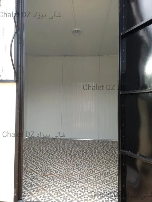 Chalet Cabine préfabriqués 3x6 barreaudage bombée
