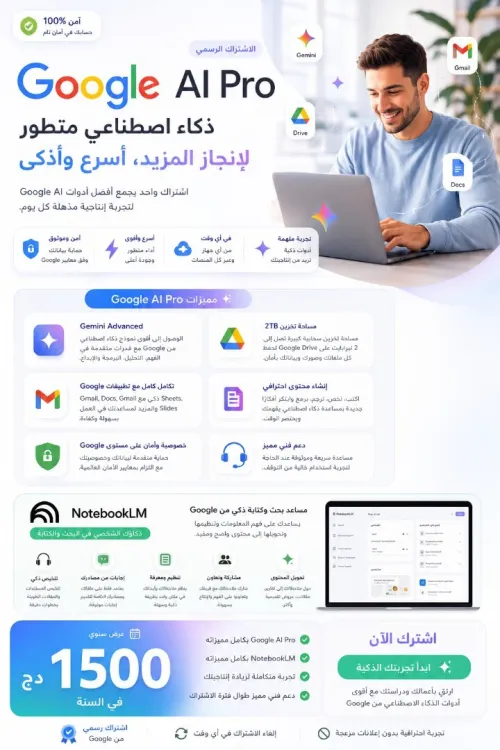 GOOGLE One AI Gemini Pro 12M / 18M + Antigravity + NotebookLM