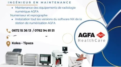 MAINTENANCE DES EQUIPEMENT DE RADIOLOGIE AGFA