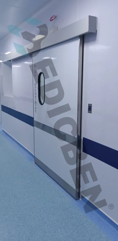 Porte hermétique pour bloc opératoire